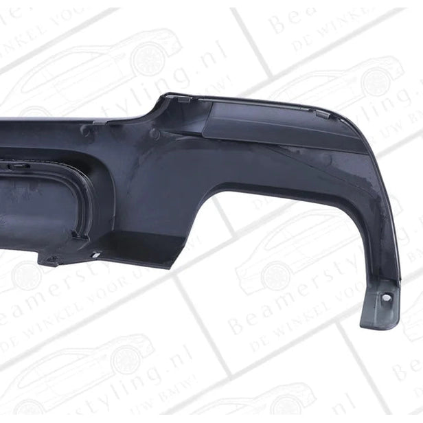 Diffuser - BMW E92 / E93 - M Performance Look - Glanzend Zwart | 2006-2014