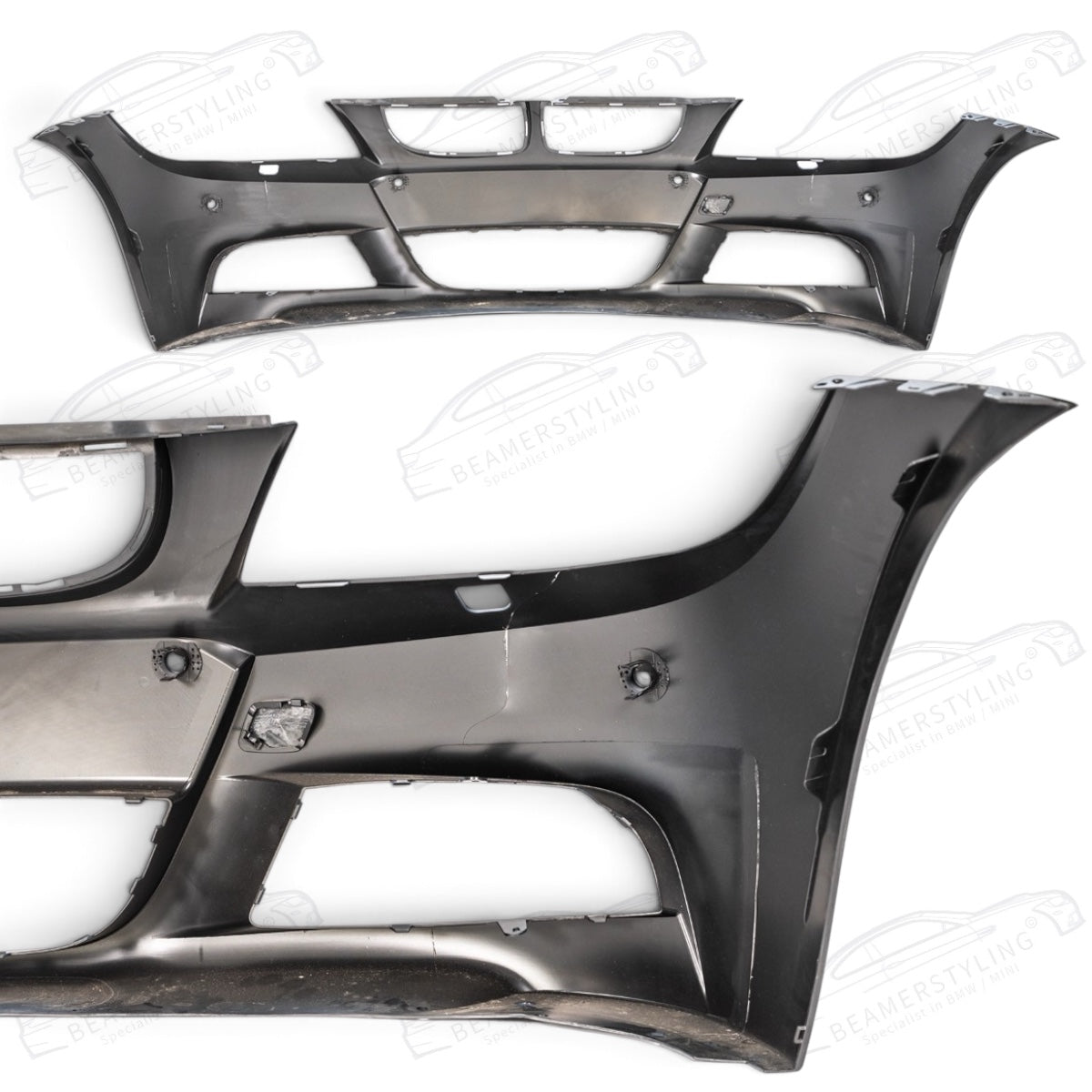 Voorbumper - BMW E90 / E91 - LCI M Pakket look - Met PDC & SRA | 2005-2008