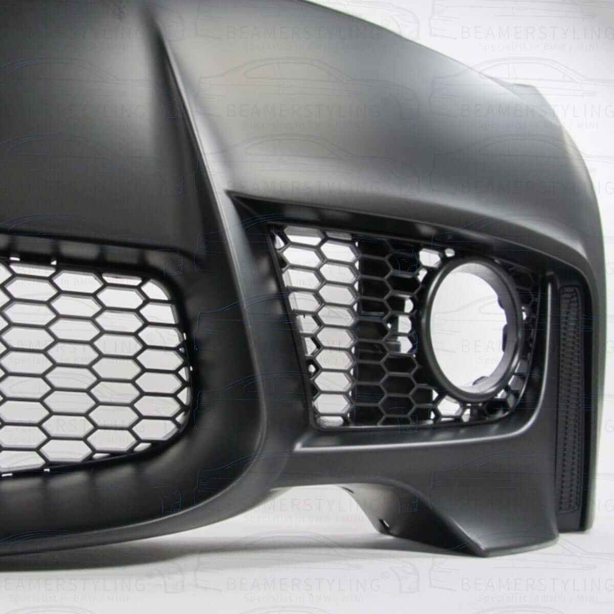 1M Look Voorbumper - BMW E81 E87 E82 E88 - Met Sra | 2004-2012