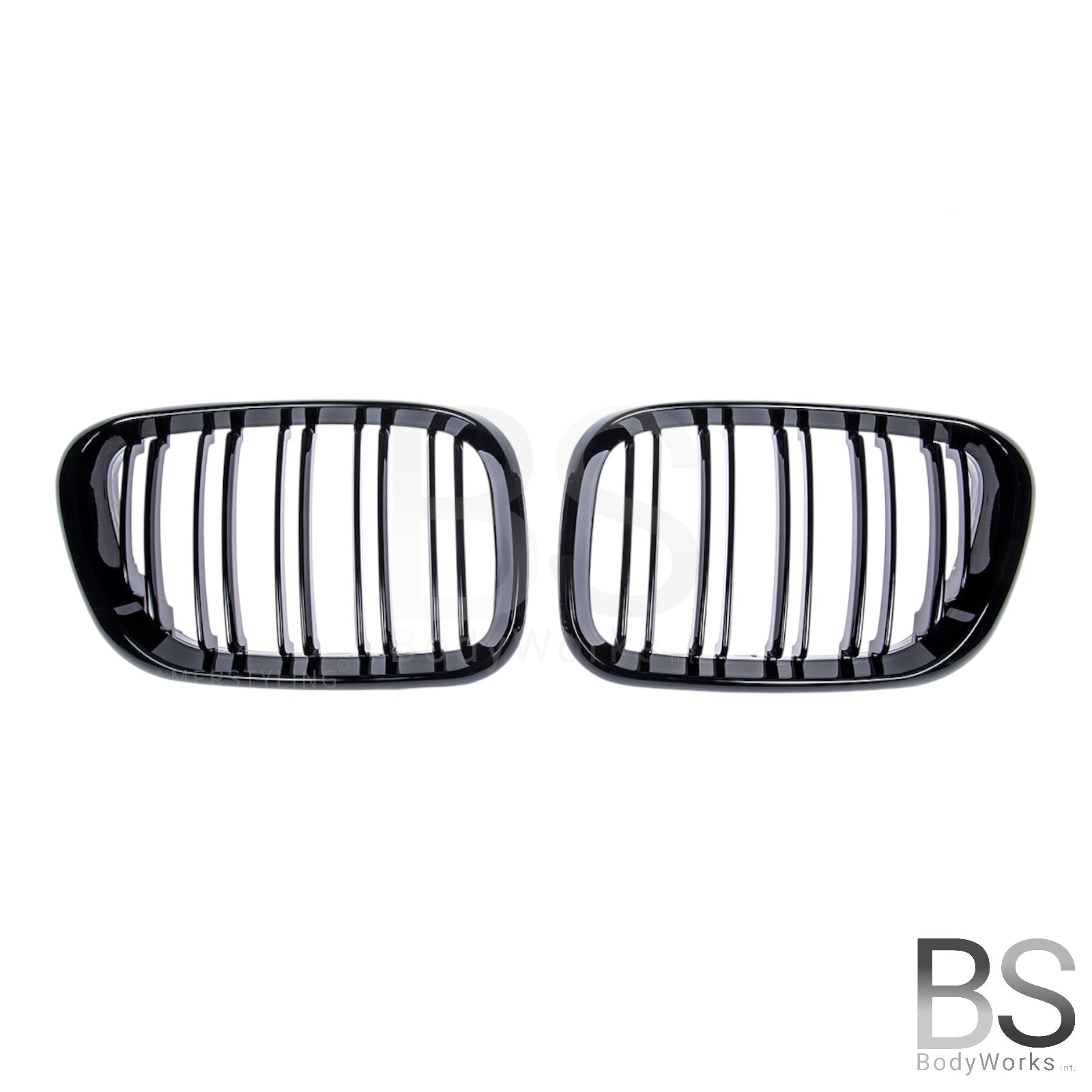 Nieren - BMW X5 E53 - M Look - Hoogglans Zwart | 2000-11/2003