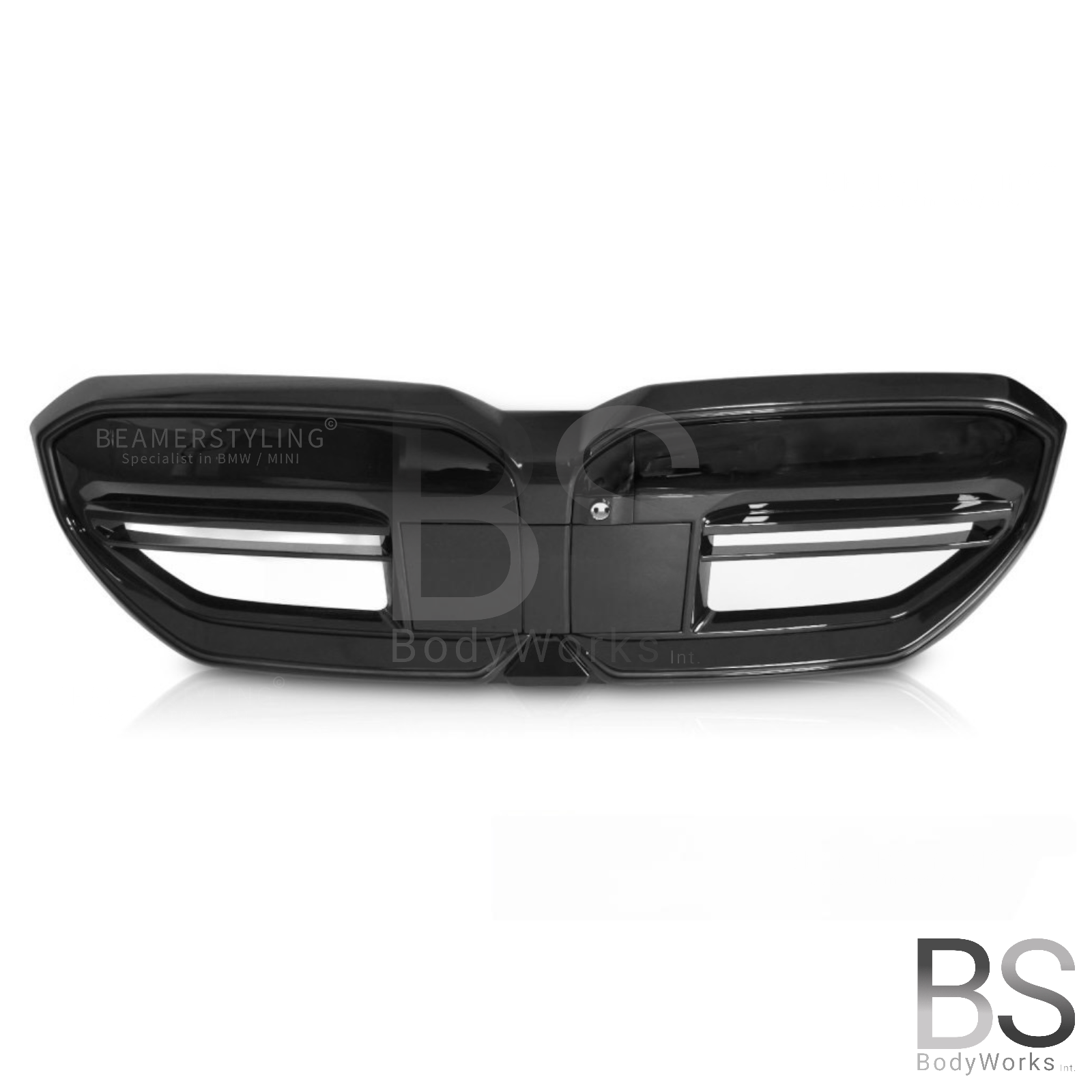 Nieren - BMW G60 / G61 - LED - M5 look - Hoogglans zwart - Compleet | 2023+