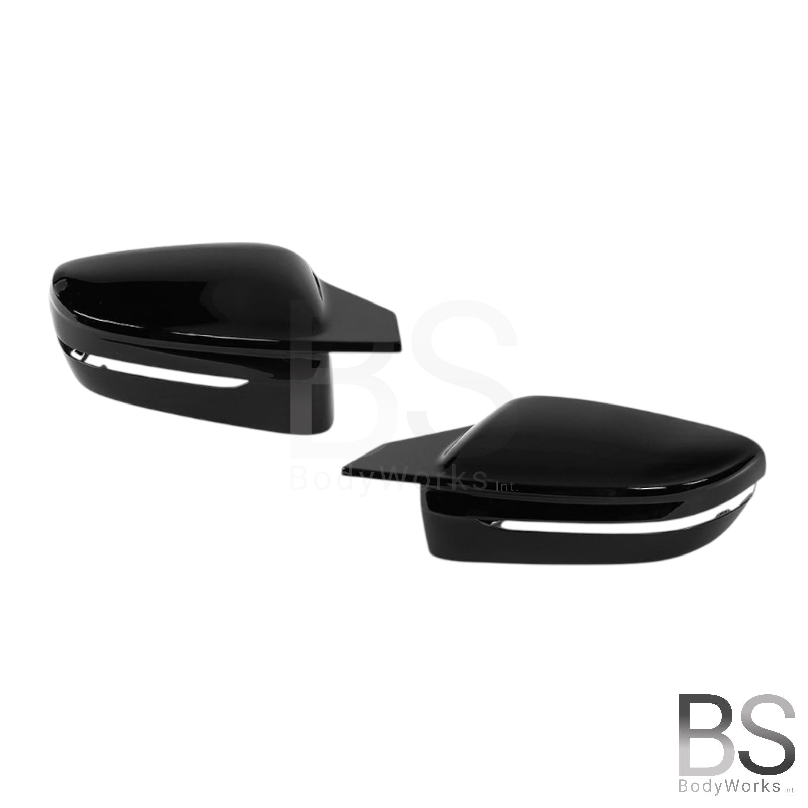 Spiegelkappen - BMW G42 / G20 / G22 / G30 / G32 / G11 / G14 - M Look V2 - Hoogglans Zwart