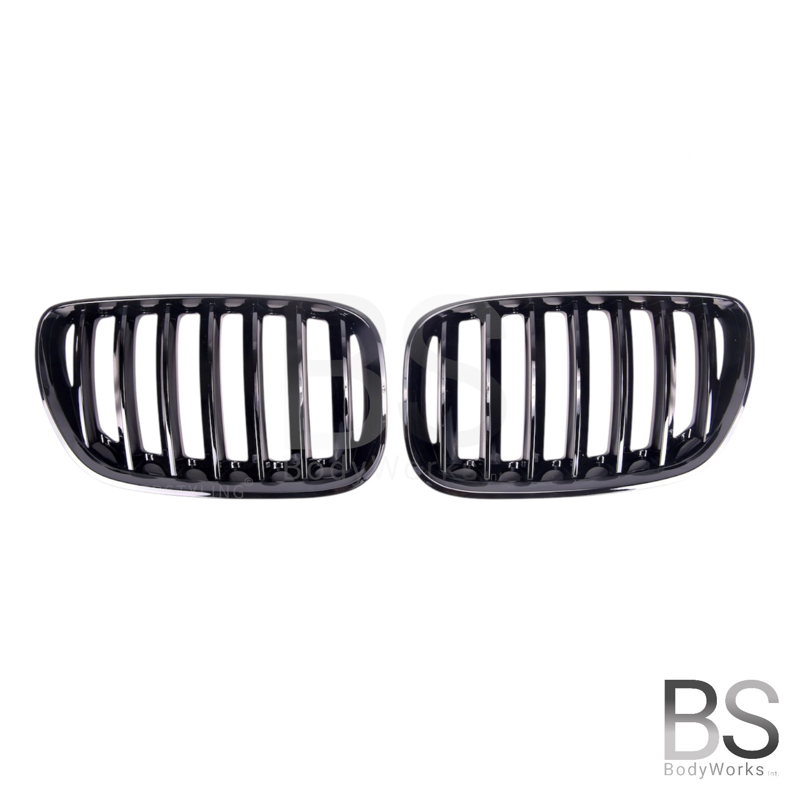 Nieren - BMW X5 E53 - Mp Look - Hoogglans Zwart | 12/2003-2006