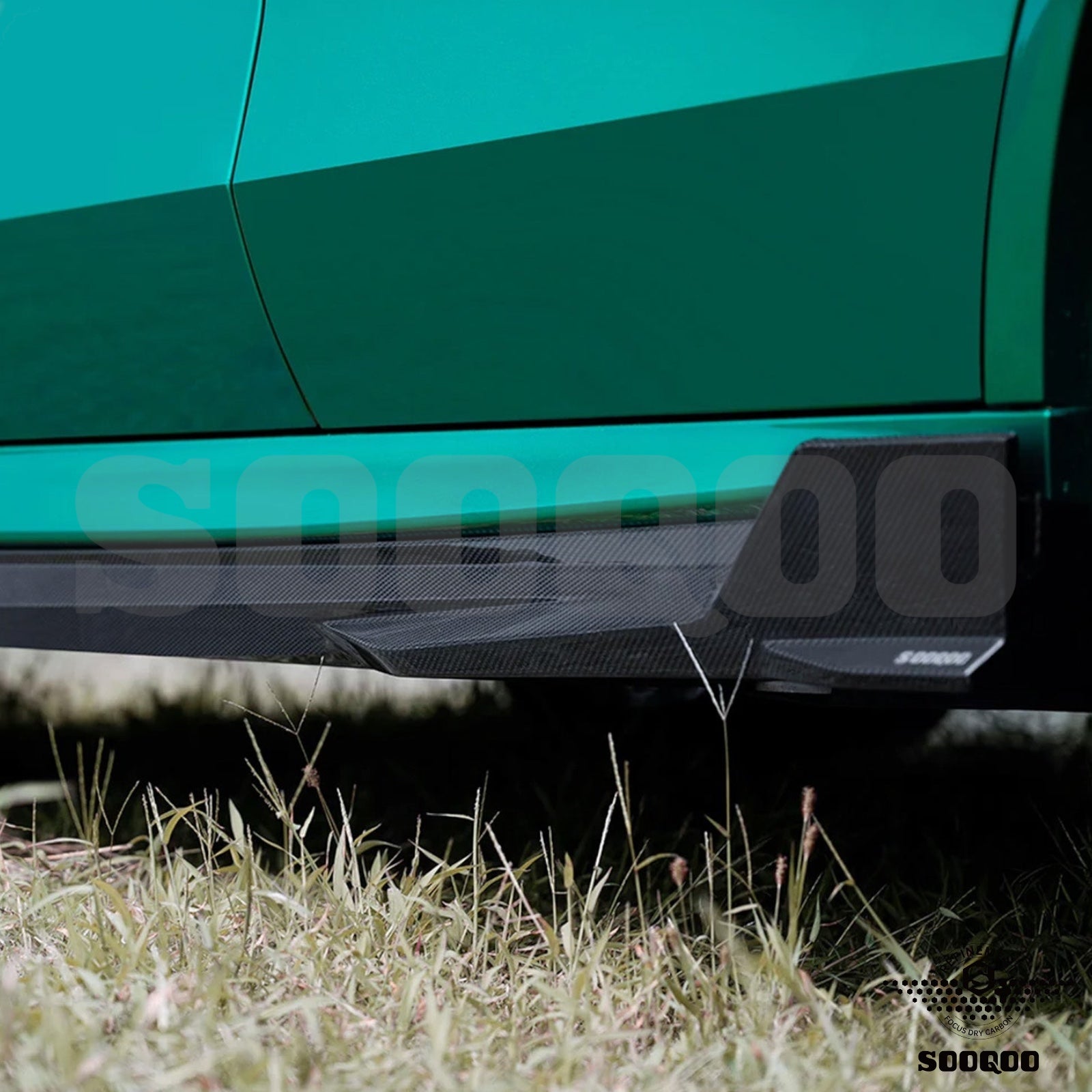 Carbon Side Skirts Extensions - BMW X5 M F95LCI - Pre-Preg | Sooqoo