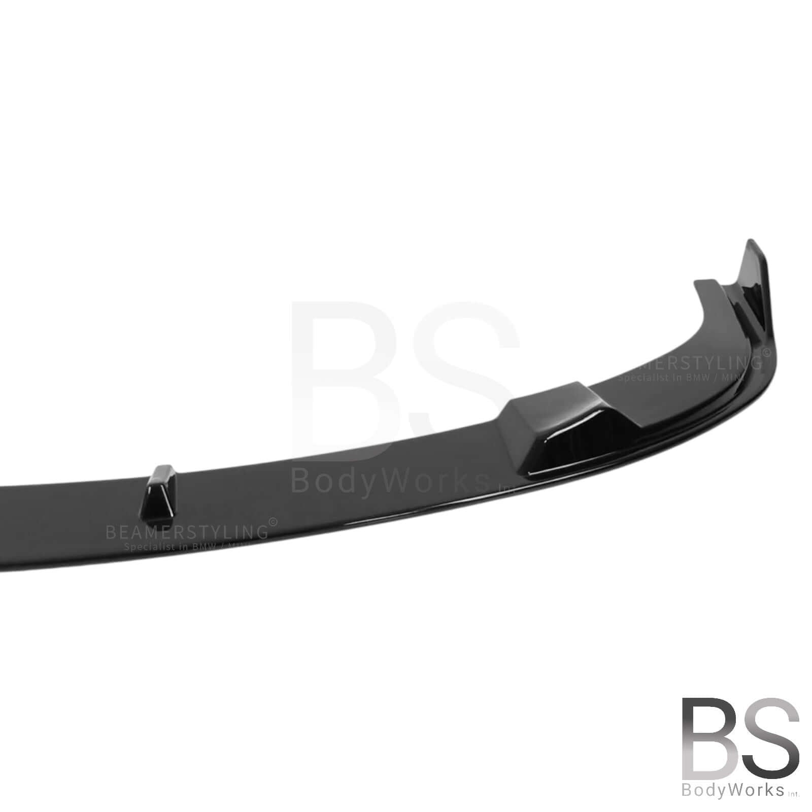 Front Lip - BMW 5 Serie E60 / E61 - Hamann Look V2 - Hoogglans Zwart | 03-10