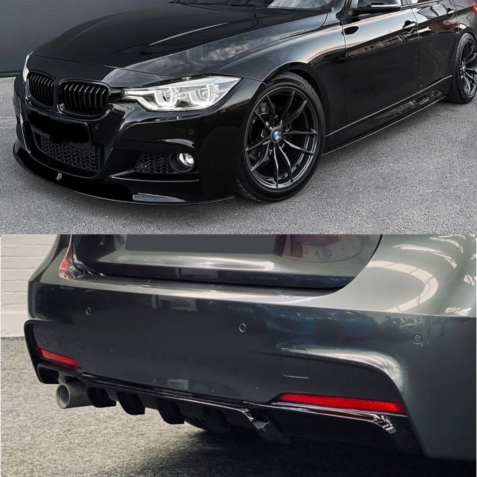 Performance Pakket - BMW 3 Serie F30 / F31 - 1 Links - Hoogglans Zwart | 12-19