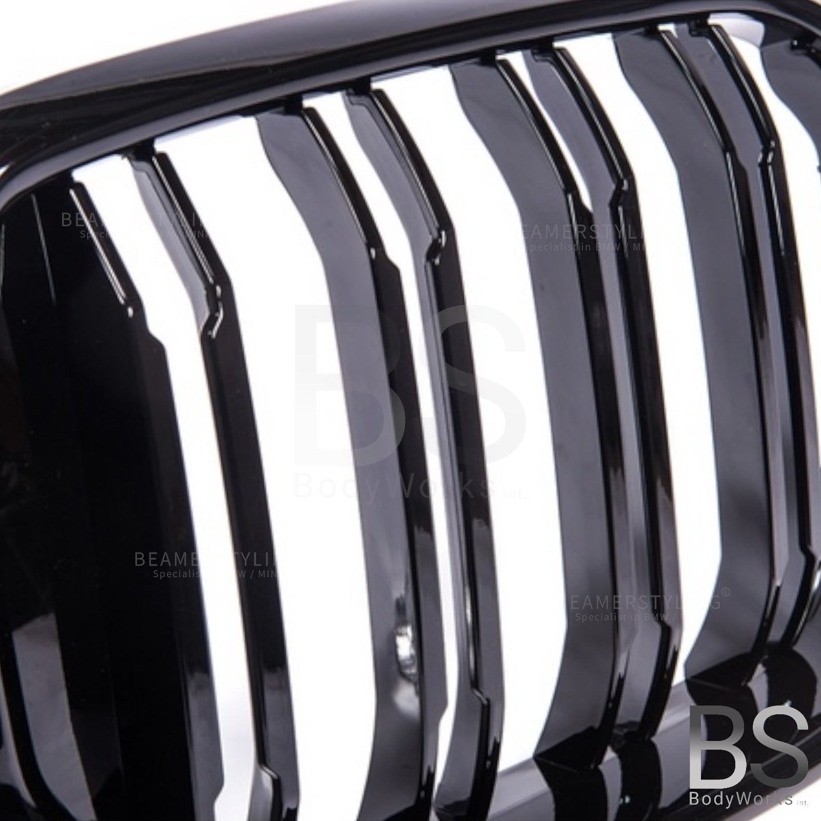 Nieren - BMW X6 G06 - M Look V2 - Hoogglans Zwart | 2018-2023