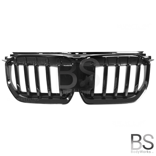 Nieren - BMW X1 U11 - MP look - Hoogglans zwart | 2022+