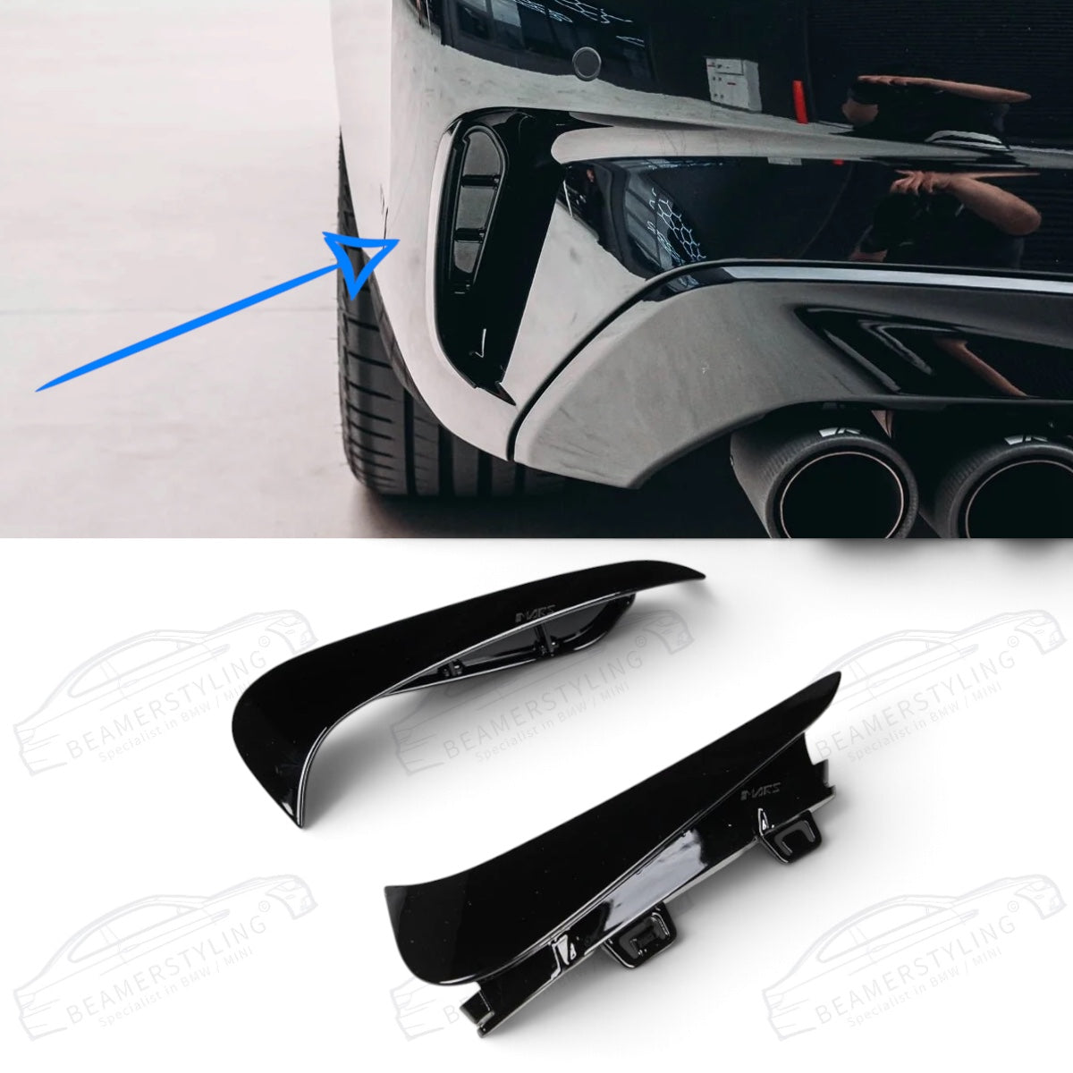 Air Vent Covers V3 - BMW G20 Sedan - Hoogglans Zwart | 19-22