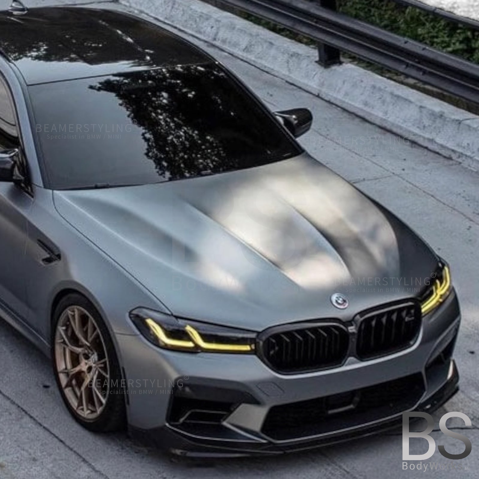 Drl Modules - BMW 5 Serie G30LCI / G31LCI - Yellow LED - CSL Style | 21-24