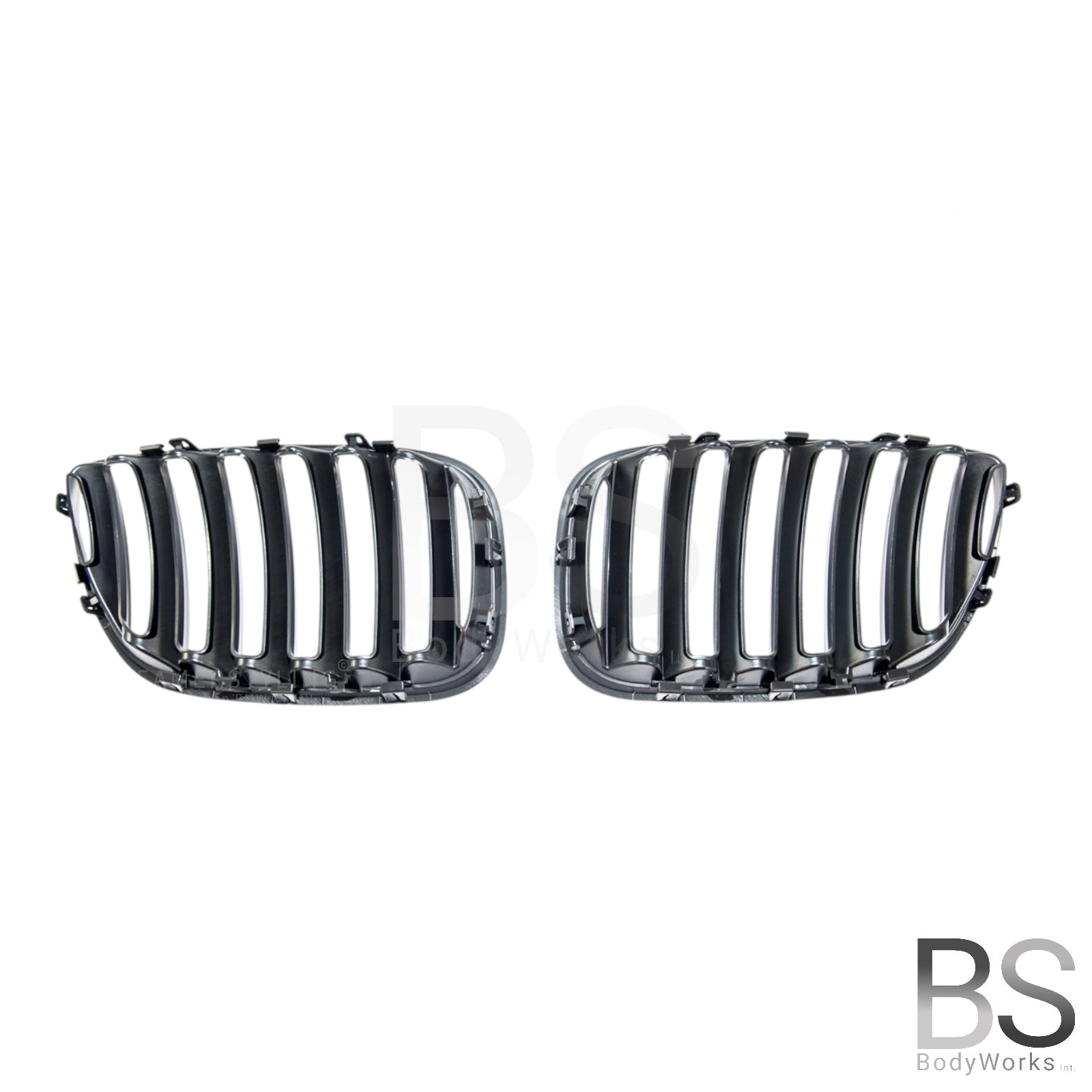 Nieren - BMW X5 E53 - Mp Look - Mat Zwart | 12/2003-2006