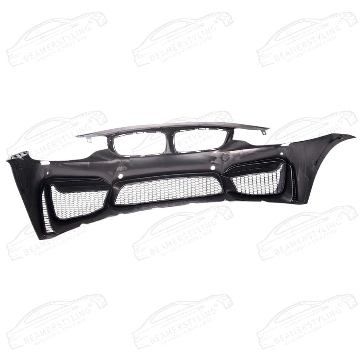 Voorbumper - BMW F32 / F33 / F36 - M4 Look + Front lip - Met PDC/SRA | 2013-2021