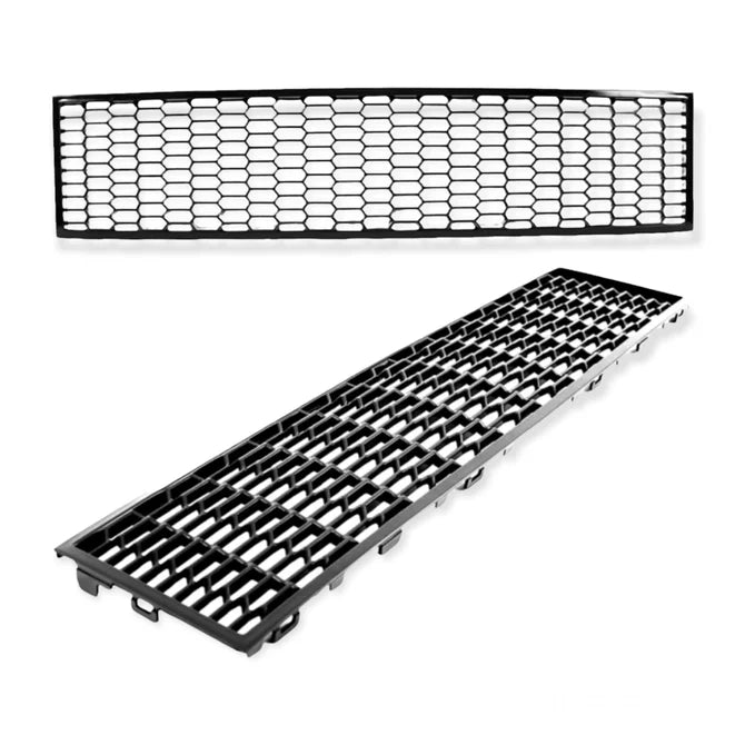 Bumper Onder Grillen 3 Delig Glanzend Zwart BMW 5 Serie F10 / F11 2010-2013