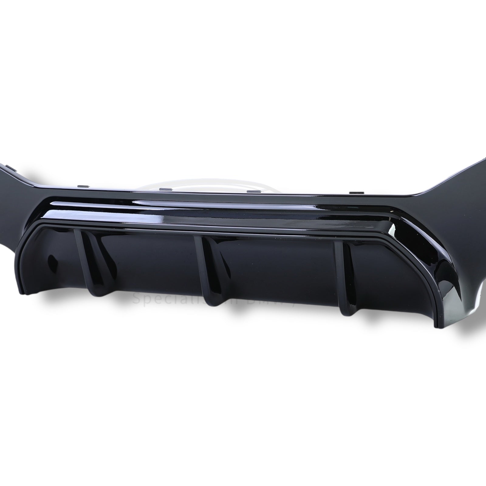 Diffuser - BMW 1 Serie F20LCI / F21LCI - M Performance Look V2 - M135I/M140I - Hoogglans Zwart | 03/2015-2019