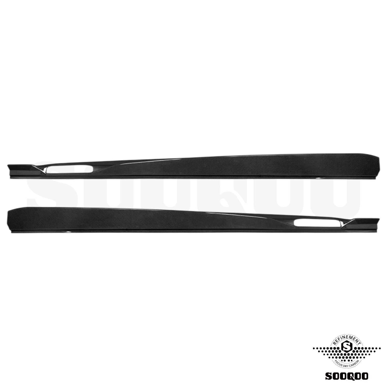 Carbon Side Skirts Extensions - BMW X6 M F96LCI / X6 G06LCI - Pre-Preg | Sooqoo
