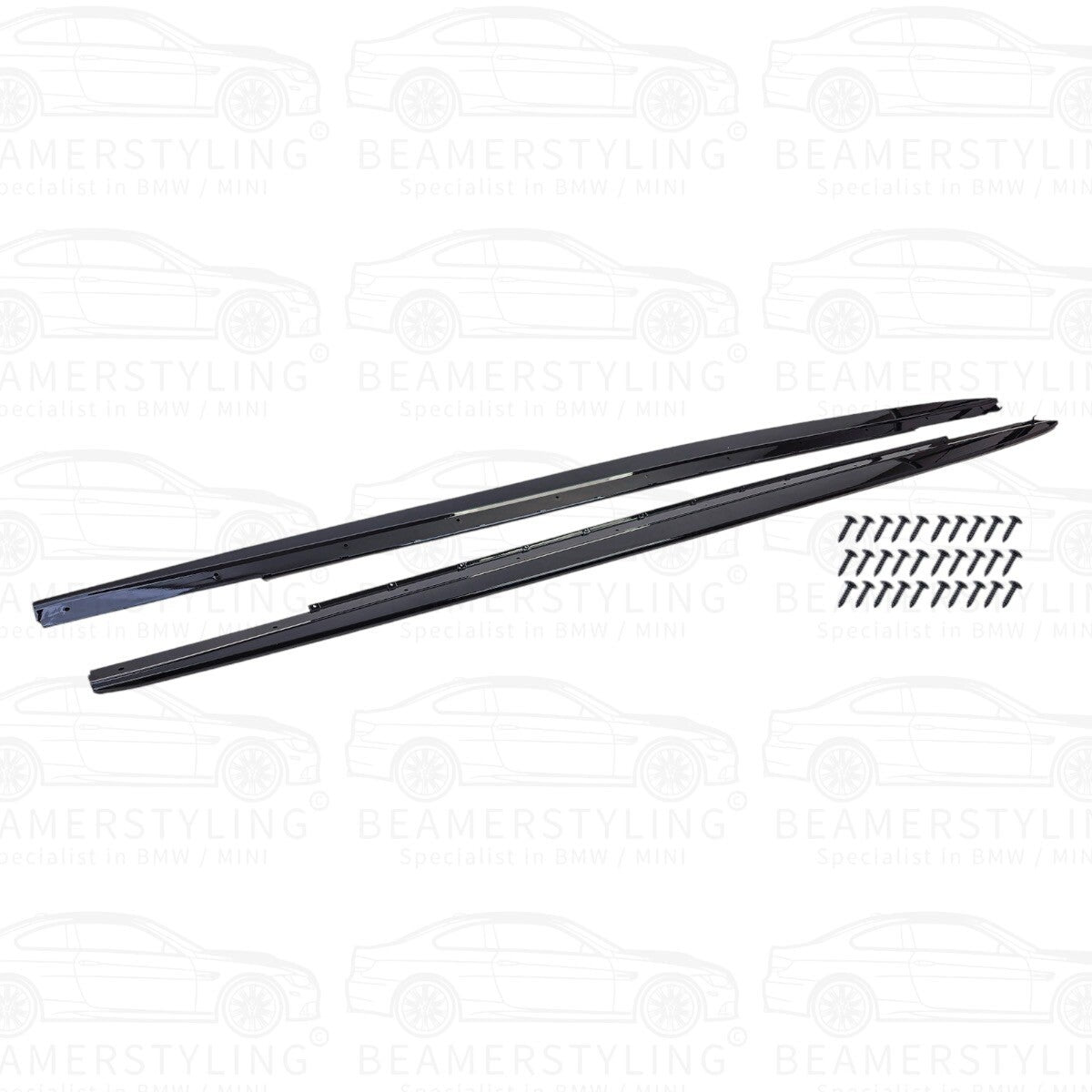 Side skirts extensions - BMW 5 Serie G30 / G31 - Hoogglans zwart | 17-23