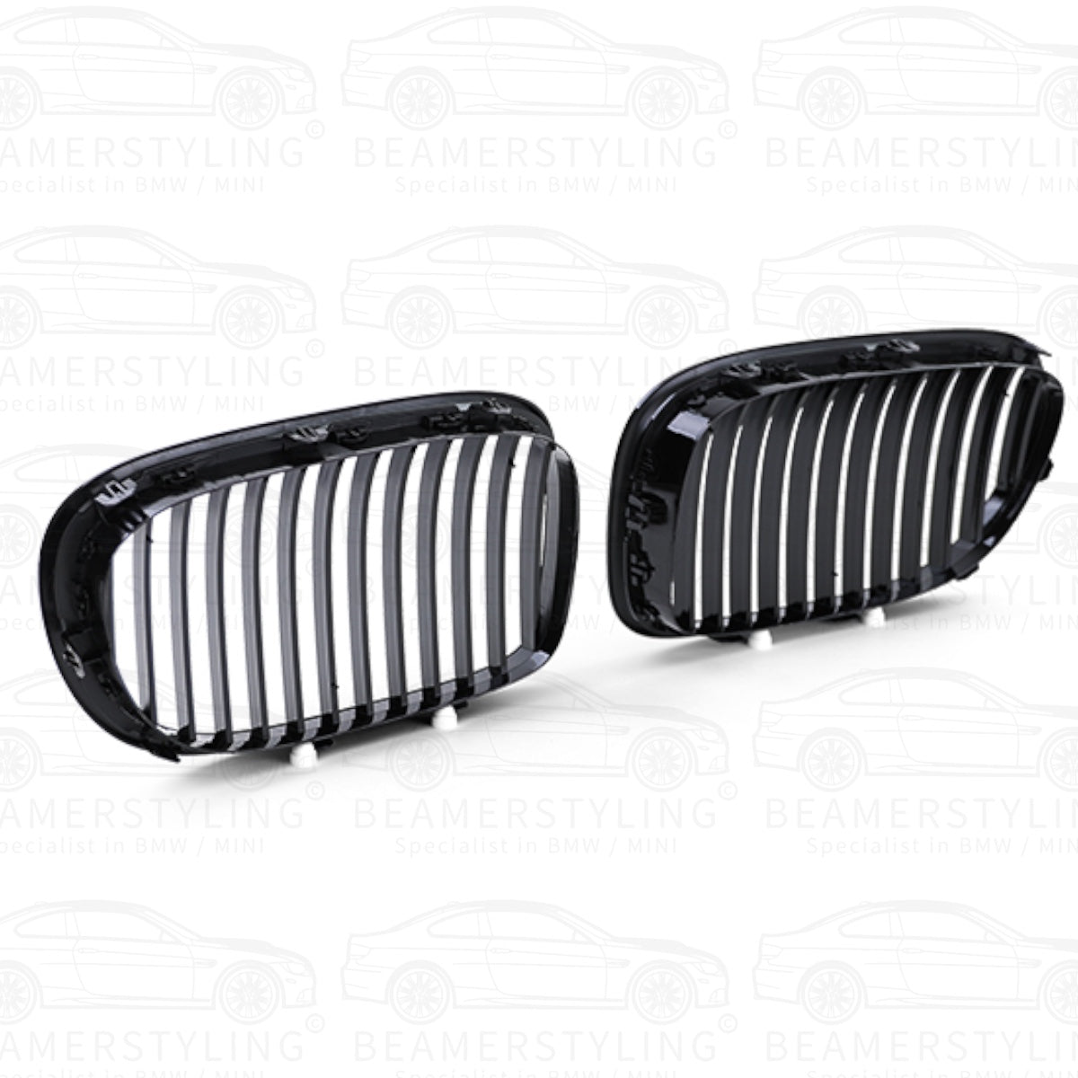 Nieren - BMW 7 Serie F01 / F02 - Hoogglans Zwart | 2008-2015