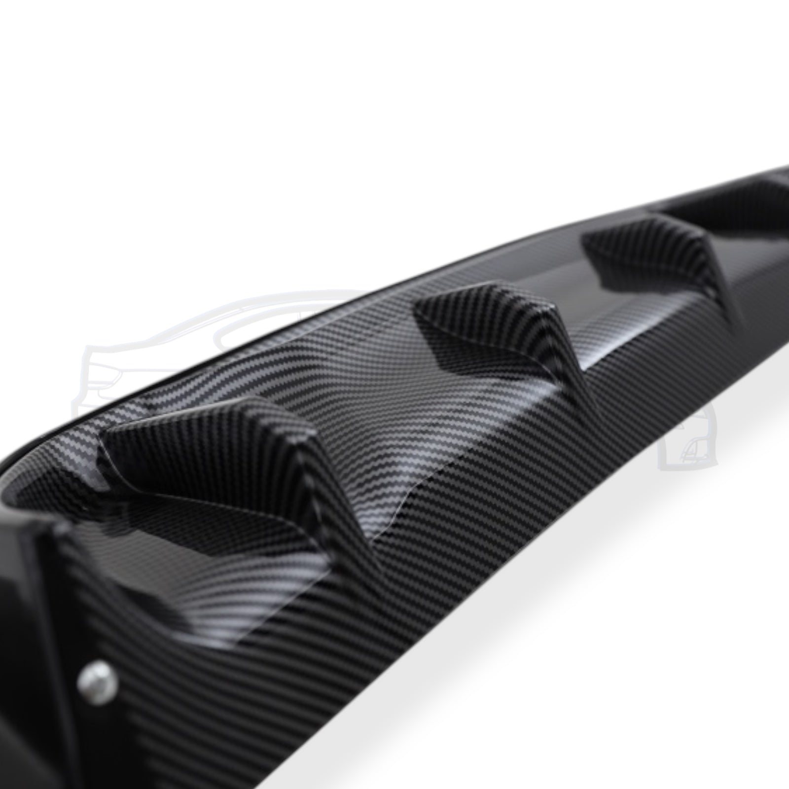 Diffuser - BMW 1 Serie F20LCI / F21LCI - Competition Look - M140I - Hoogglans Zwart/Carbon | 03/2015-2019