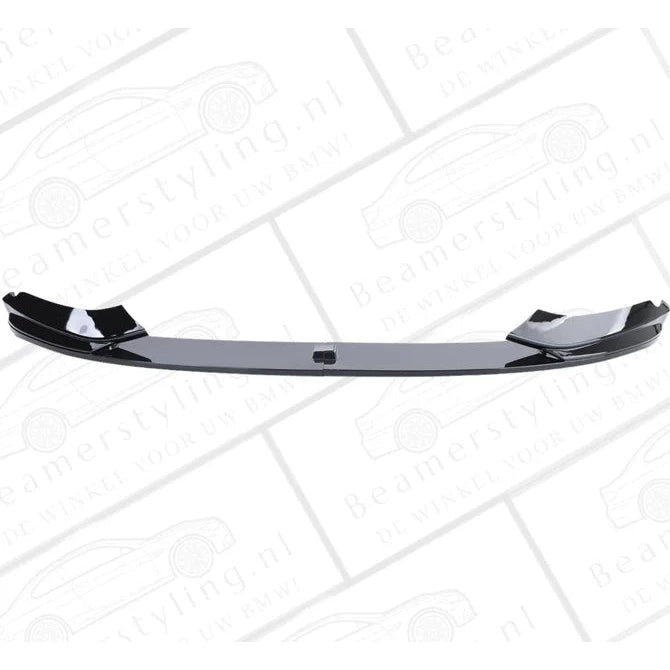 Front Lip - BMW F32 / F33 / F36 - Mp Look - 4-Delig - Hoogglans Zwart