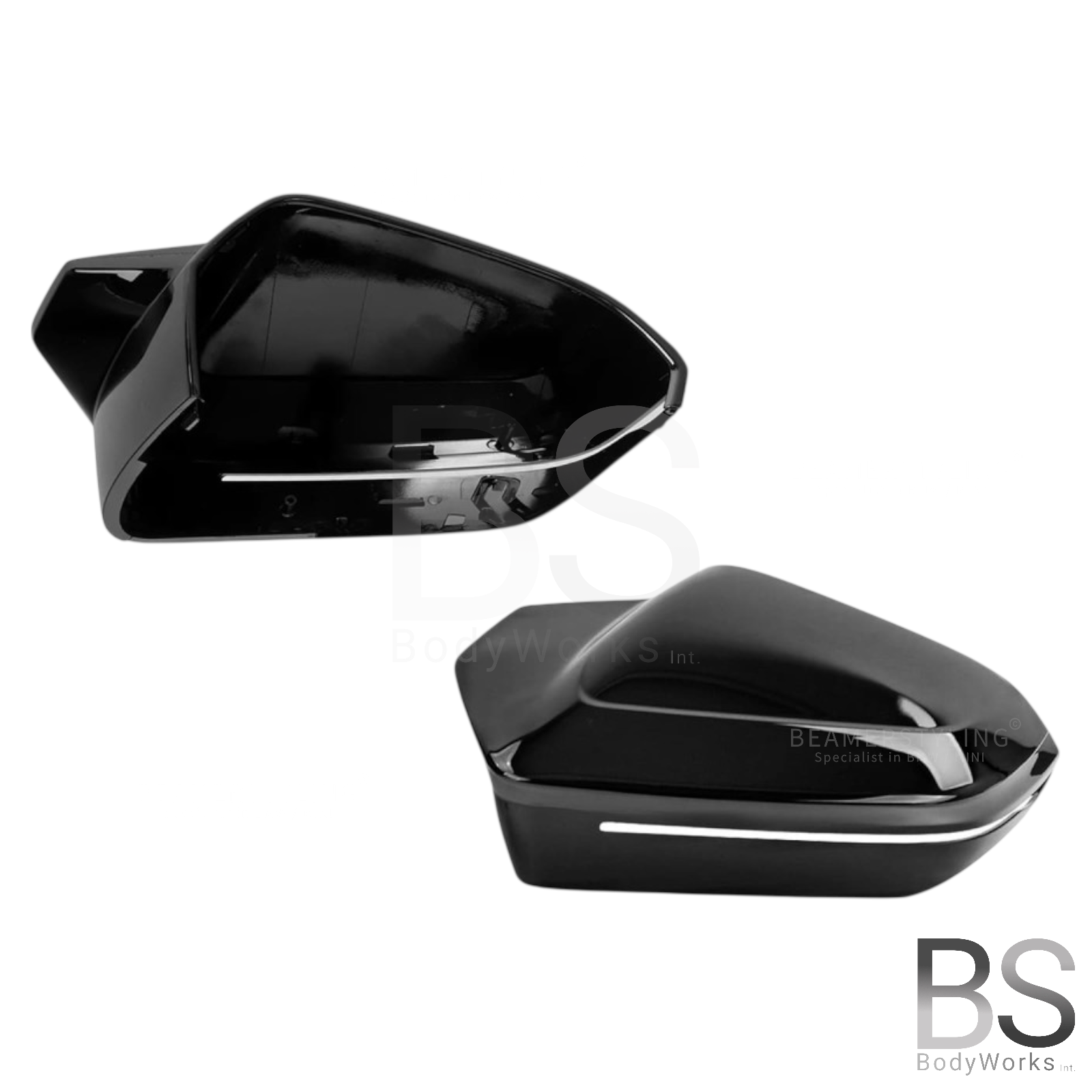 Spiegelkappen - BMW G60 / G61 / G90 / G99 - M Look - Hoogglans Zwart | 23+