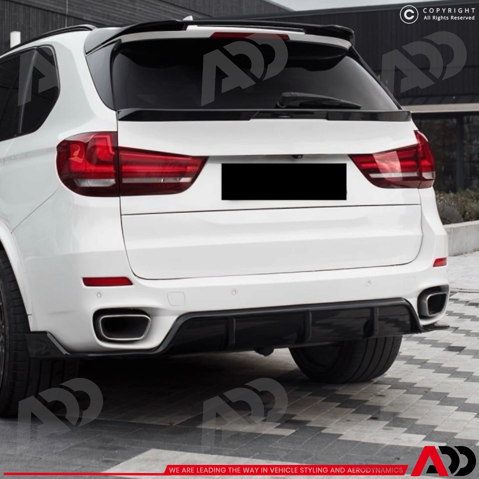 Dakspoiler - BMW X5 F15 SUV - Performance look - Hoogglans Zwart | 2013-2018
