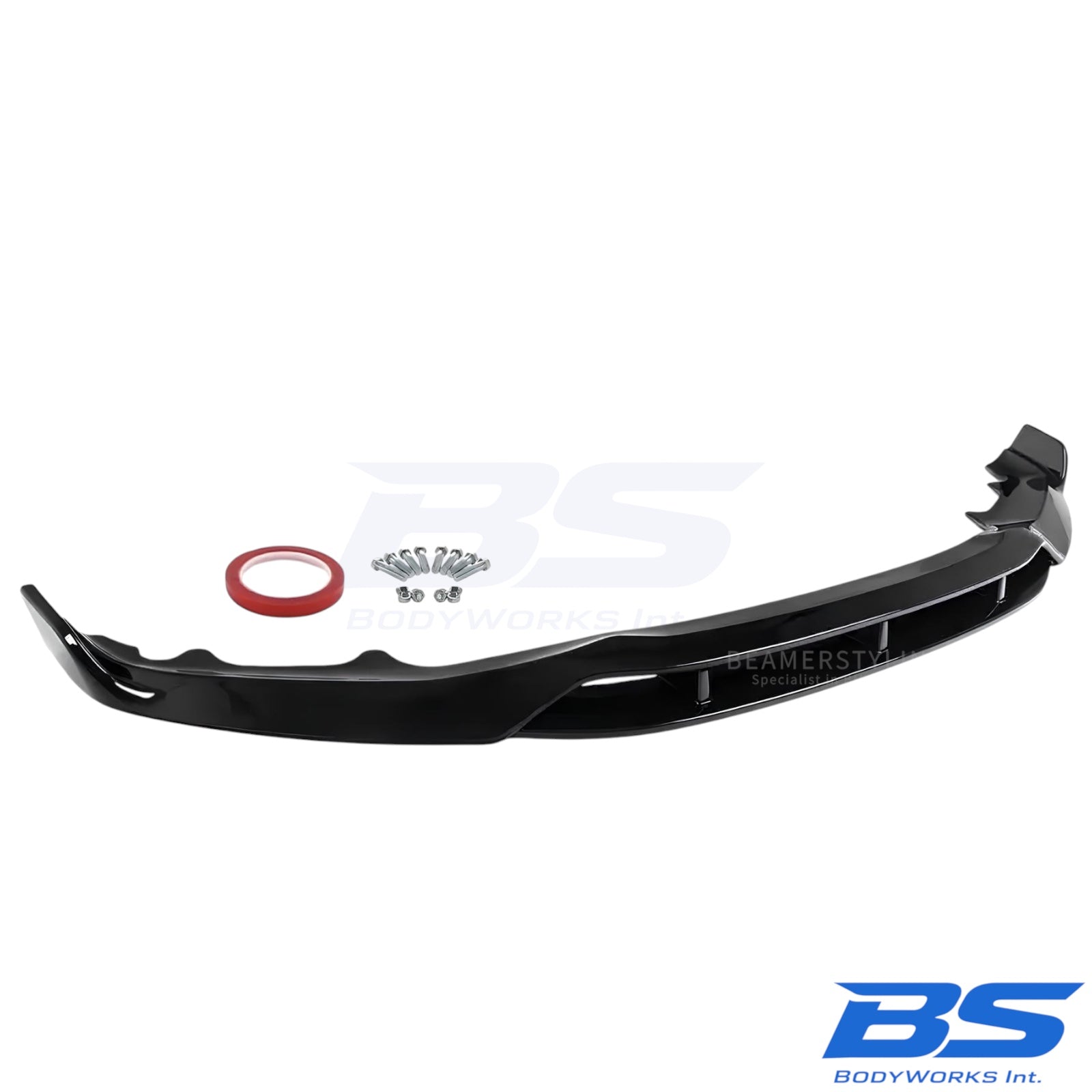 Front lip - BMW X5 F15 - M pakket - Aerodynamica Style - Hoogglans zwart | 2013-2018