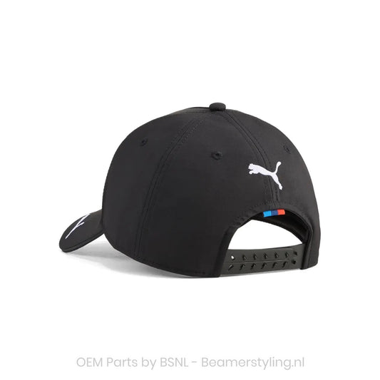 Baseball Pet - BMW M Motorsport Team - Lifestyle Collectie 2026 - Met striping | Zwart