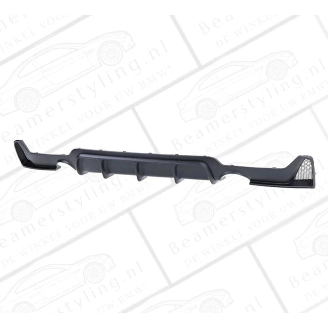Diffuser - BMW F32 / F33 / F36 - Performance Look - 435I/440I - Mat Zwart