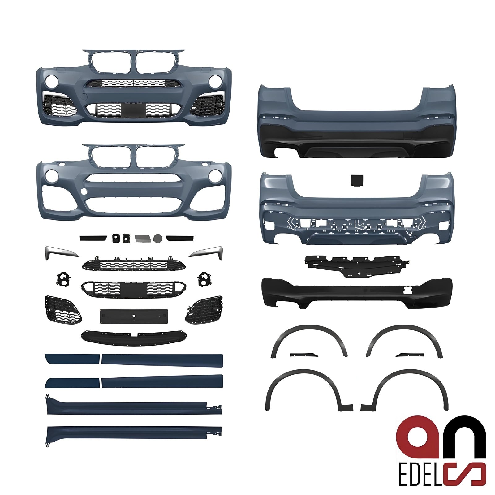 Bumper Pakket - BMW X4 F26 Suv - Compleet - M Pakket Look | 2014-2018