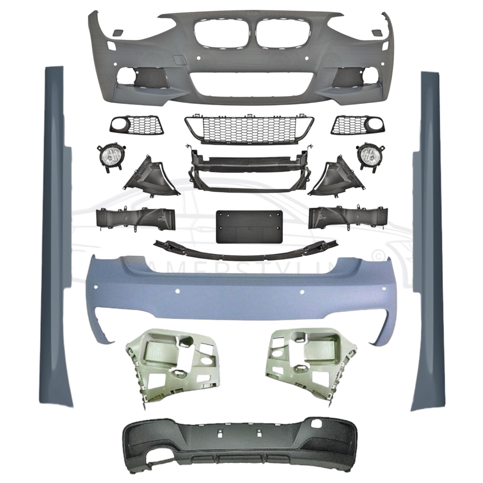 Bumper Pakket - BMW 1 Serie F20/F21 - M Pakket Look | 2011-2015