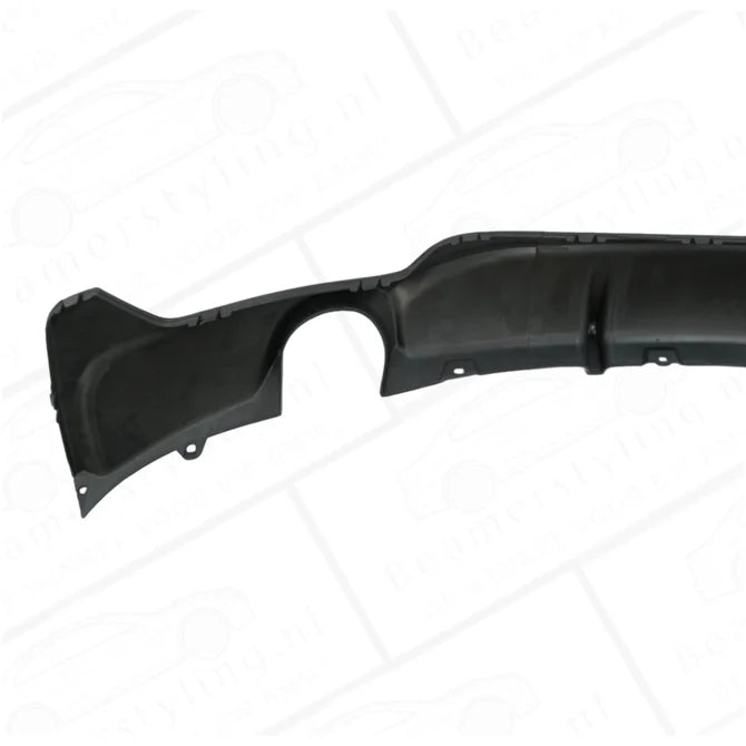 Diffuser - BMW F32 / F33 / F36 - 435I / 440I - M Performance Optiek - Mat Zwart