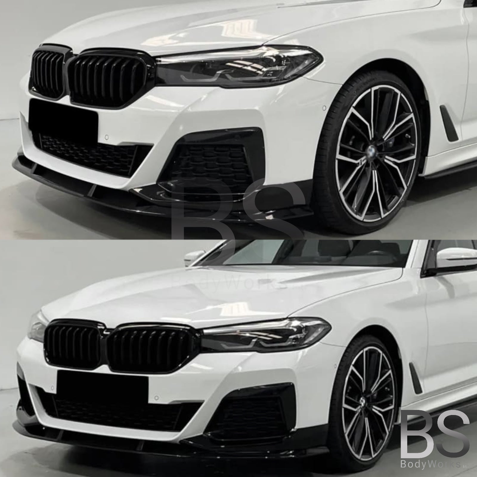 Front Lip - BMW G30LCI / G31LCI - M Performance Look - Hoogglans Zwart | 20-24