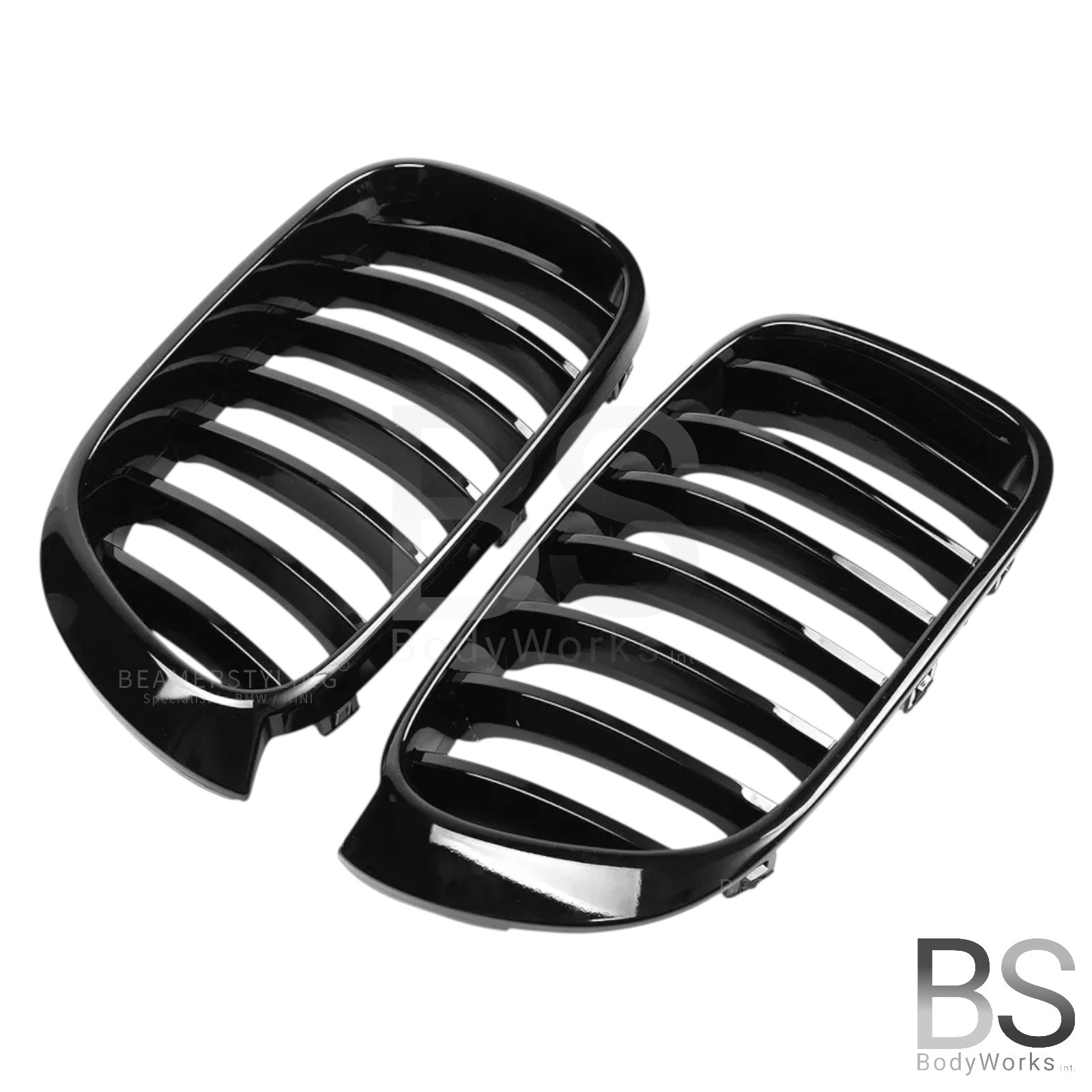 Nieren - BMW X4 F26 / X3 F25LCI - Mp Look - Hoogglans Zwart | 2014-2018