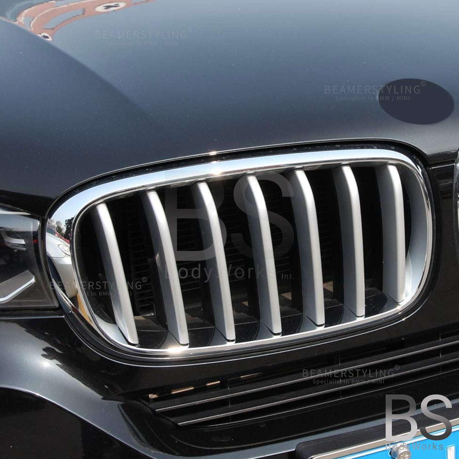 Nieren - BMW X5 F15 / F85 / X6 F16 / F86 - Chroom / Graphite | 2014-2019