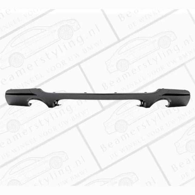 Diffuser - BMW E92 / E93 - M Performance Look - 335I / 335D - Carbon / Zwart