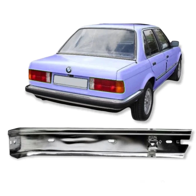 BMW 3 Serie Achterbumper Hoek Bumper Lijst Rechts Chroom E30 1982-1987