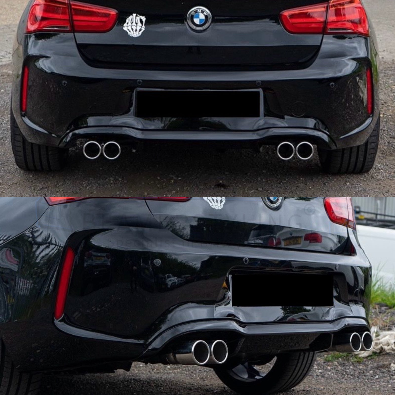 Achterbumper - BMW F20 / F21 - M2 Evo Look | 2015-2019