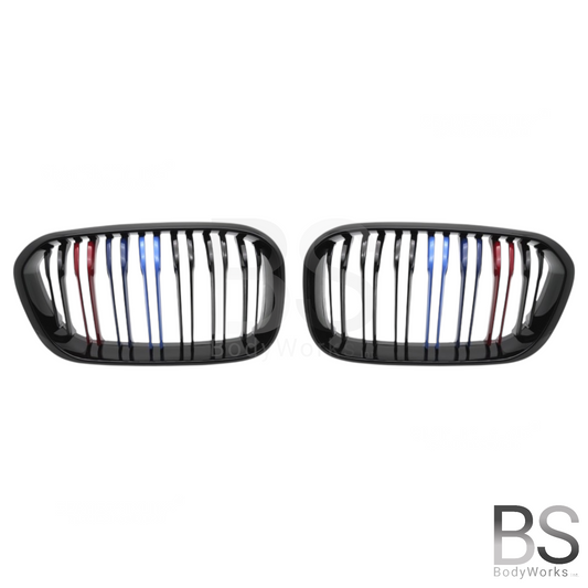 Nieren - BMW F20LCI / F21LCI - M Kleuren - Hoogglans Zwart | 2015-2019