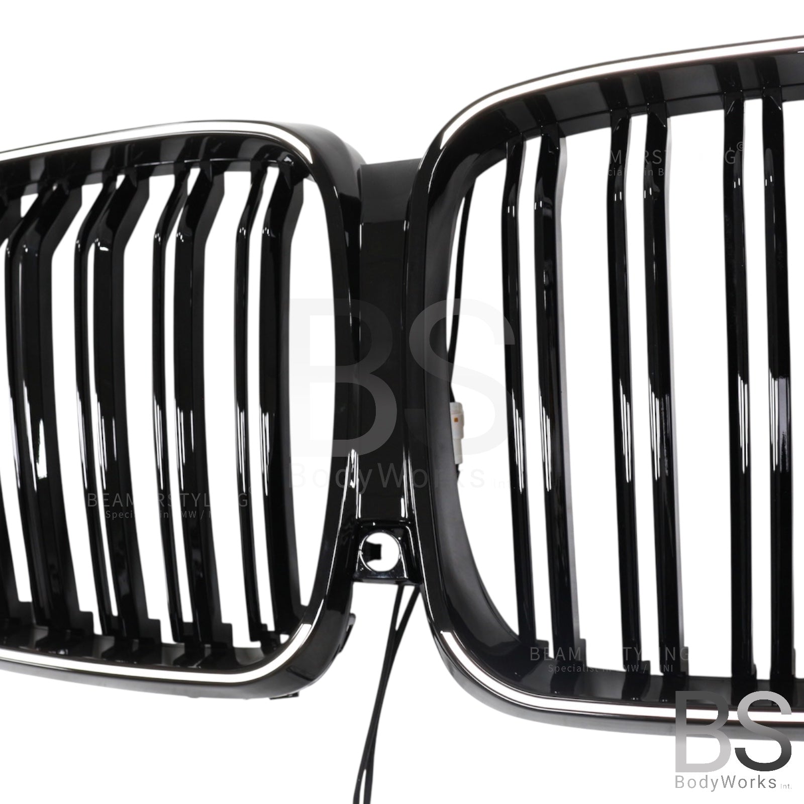 Nieren - BMW X5 G05 - LED - M Look - Hoogglans Zwart | 2018-03/2023