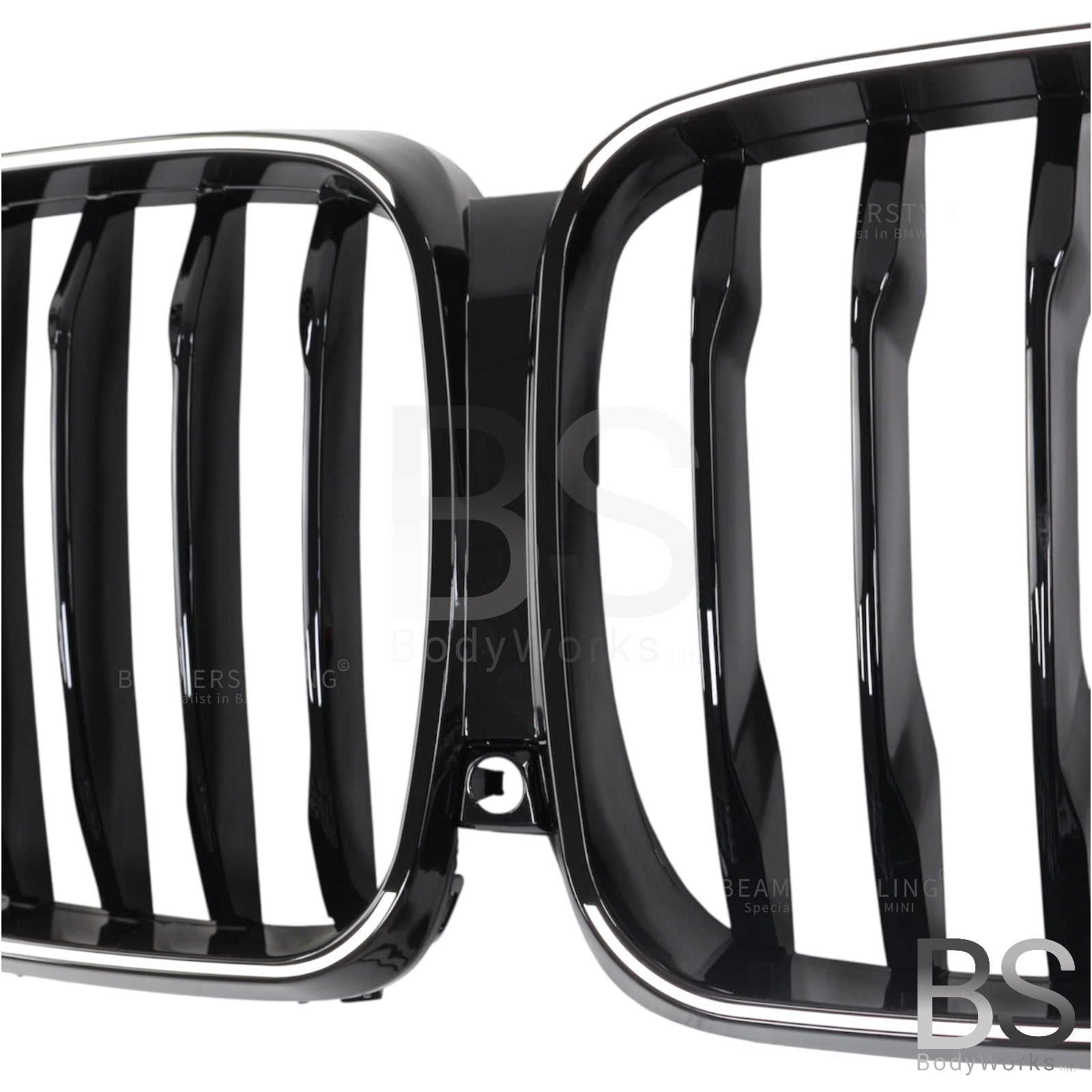 Nieren - BMW X5 G05 - LED - Mp Look - Hoogglans Zwart | 2018-03/2023