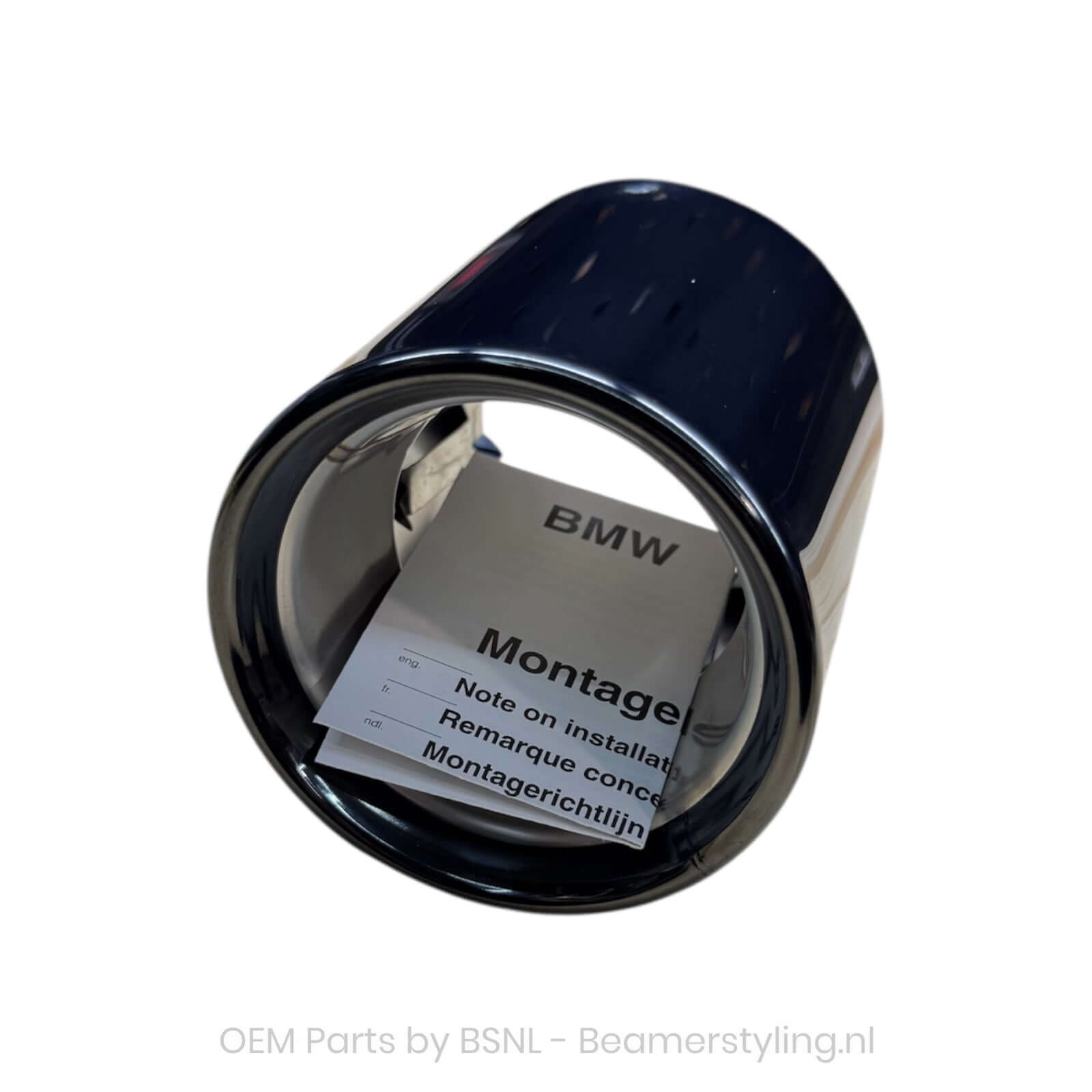 Uitlaat Sierstuk - BMW 2 Serie F44, X2 F39 - Black/Chrome -  18 30 9 489 053 | Origineel BMW