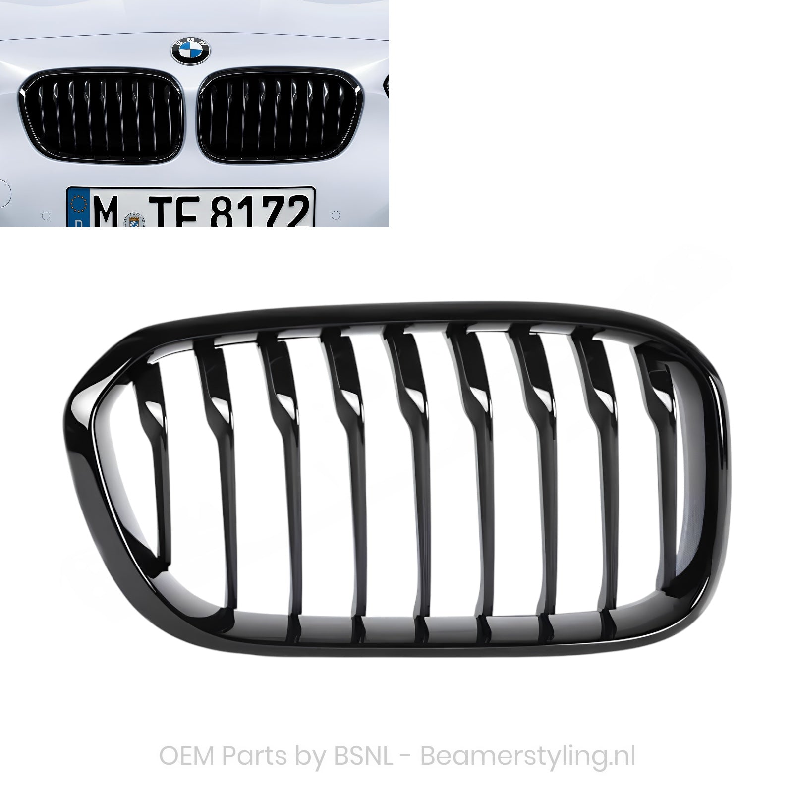 Nieren - BMW 1 Serie F20LCI/F21LCI - M Performance - 51712357461-462 | Origineel BMW