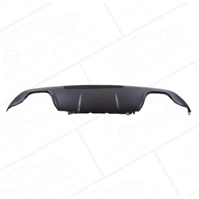 Diffuser - BMW E60 / E61 - Hoogglans Zwart - 4 Uitlaten | 2003-2010