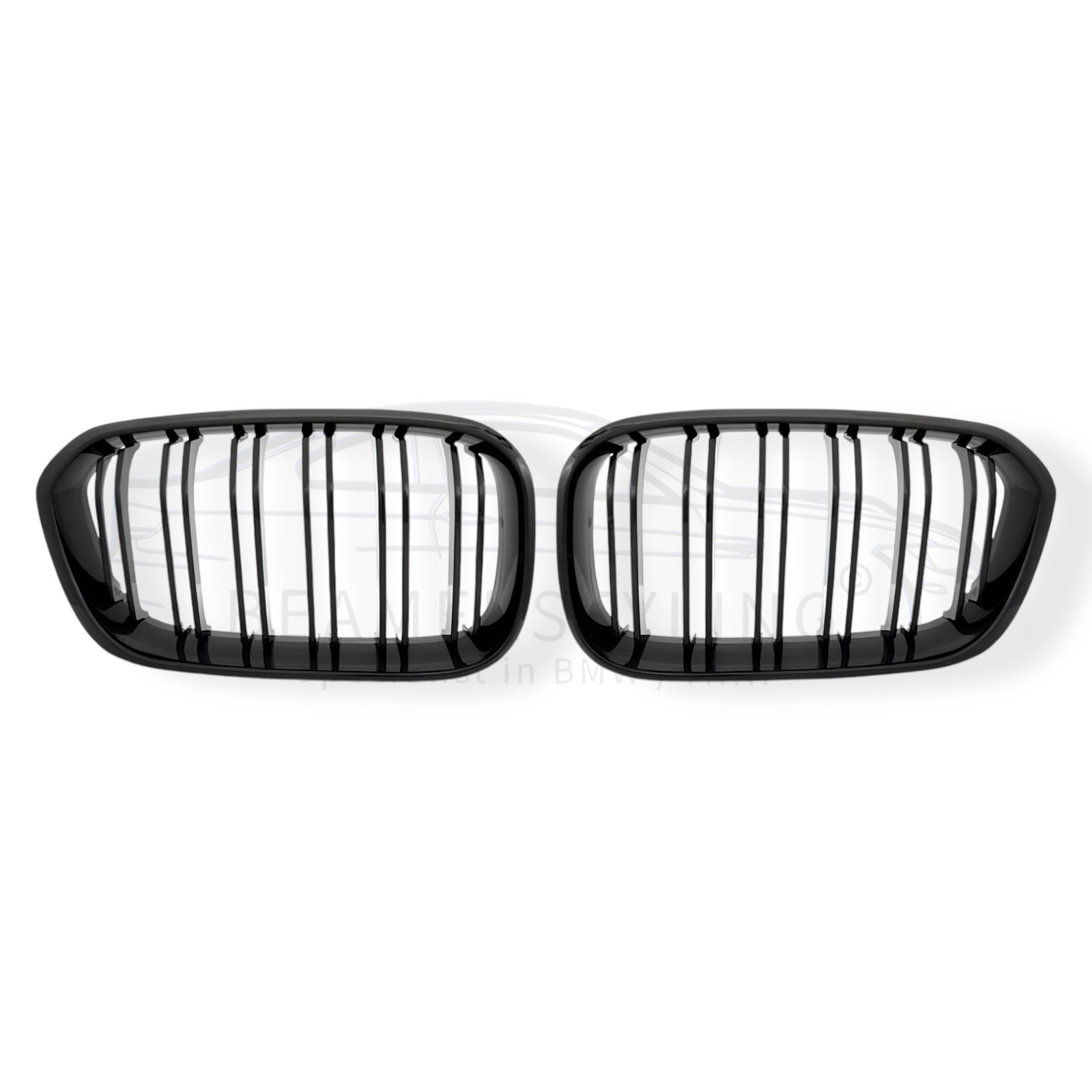 Nieren - BMW F20LCI / F21LCI - Hoogglans Zwart - M Look | 03/2015-2019