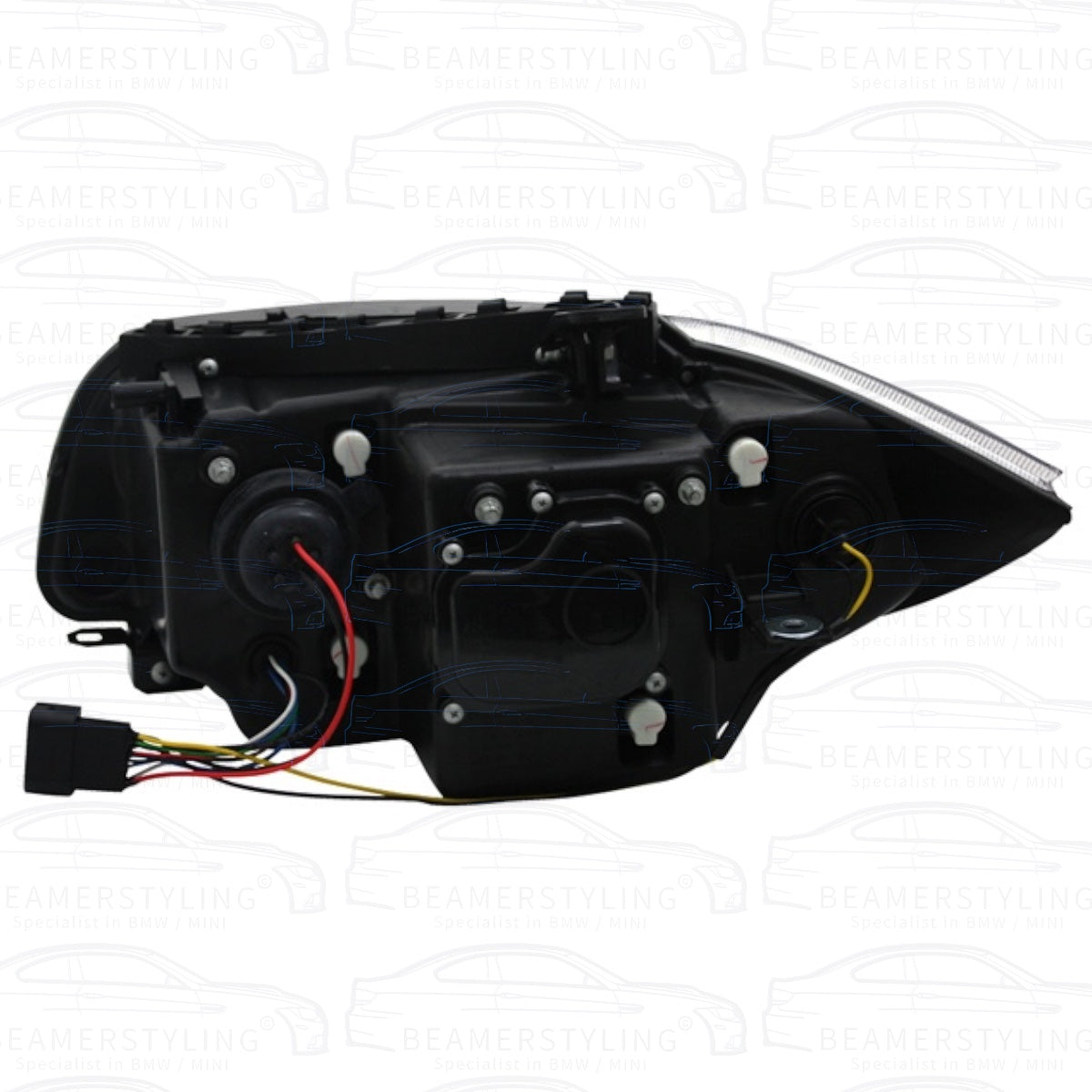 Koplampen H7 - BMW E81 / E87 / E82 / E88 - LED Angel Eyes - Chroom | 04-12