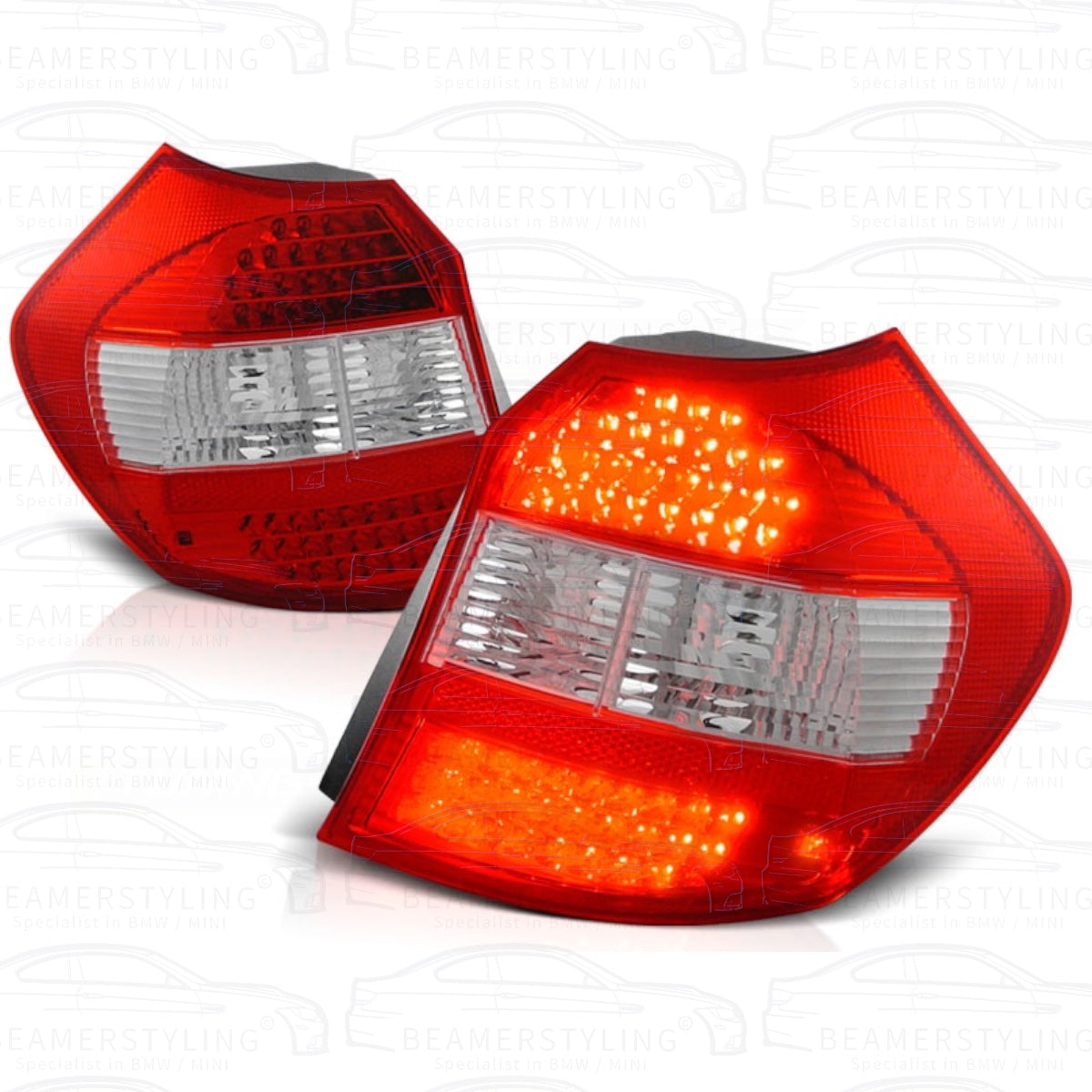 LED Achterlichten Set - BMW 1 Serie E87 - Rood | 2004-2007