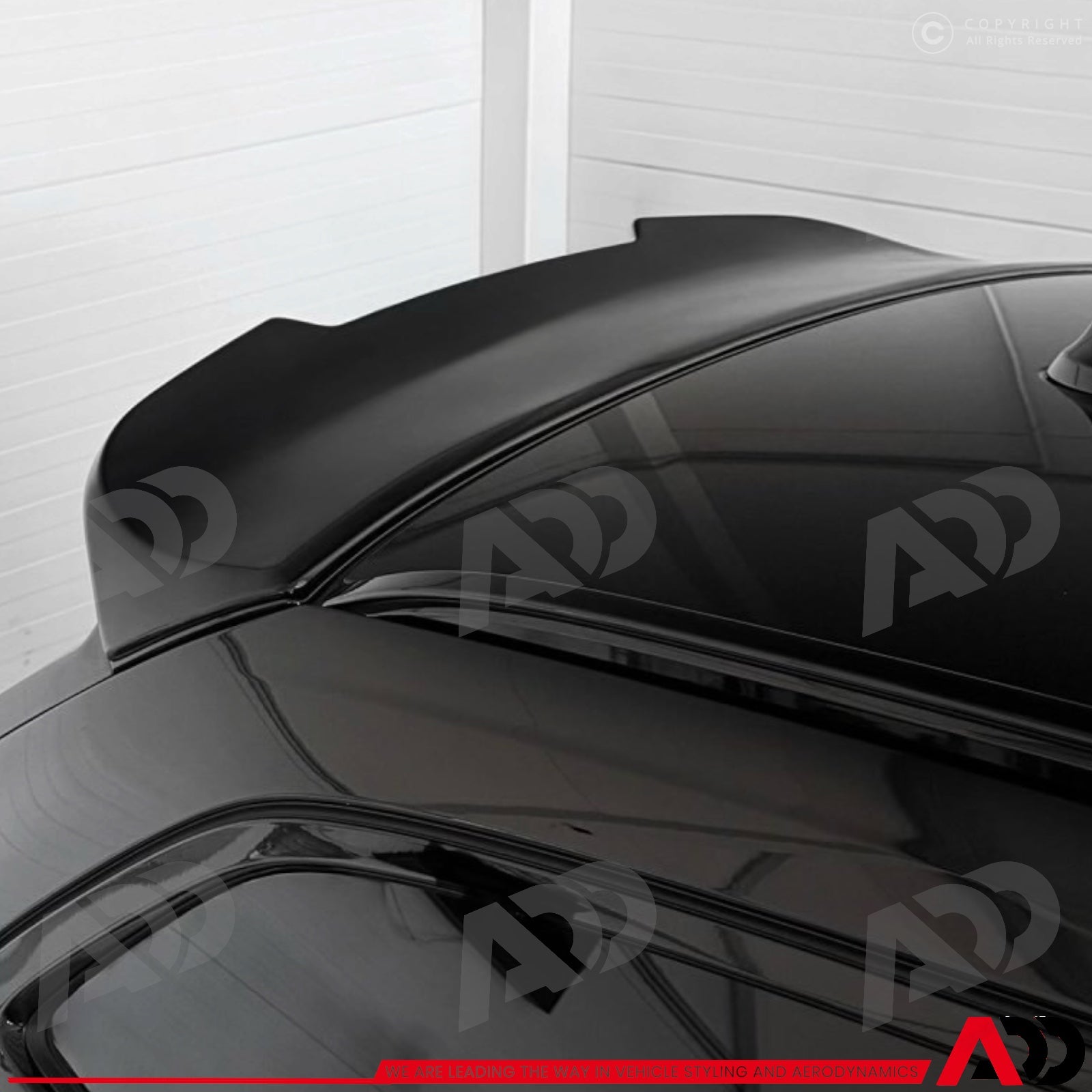 Dakspoiler V2 - BMW 3 Serie G21 Touring - High Kick Style - Hoogglans Zwart | 19-24