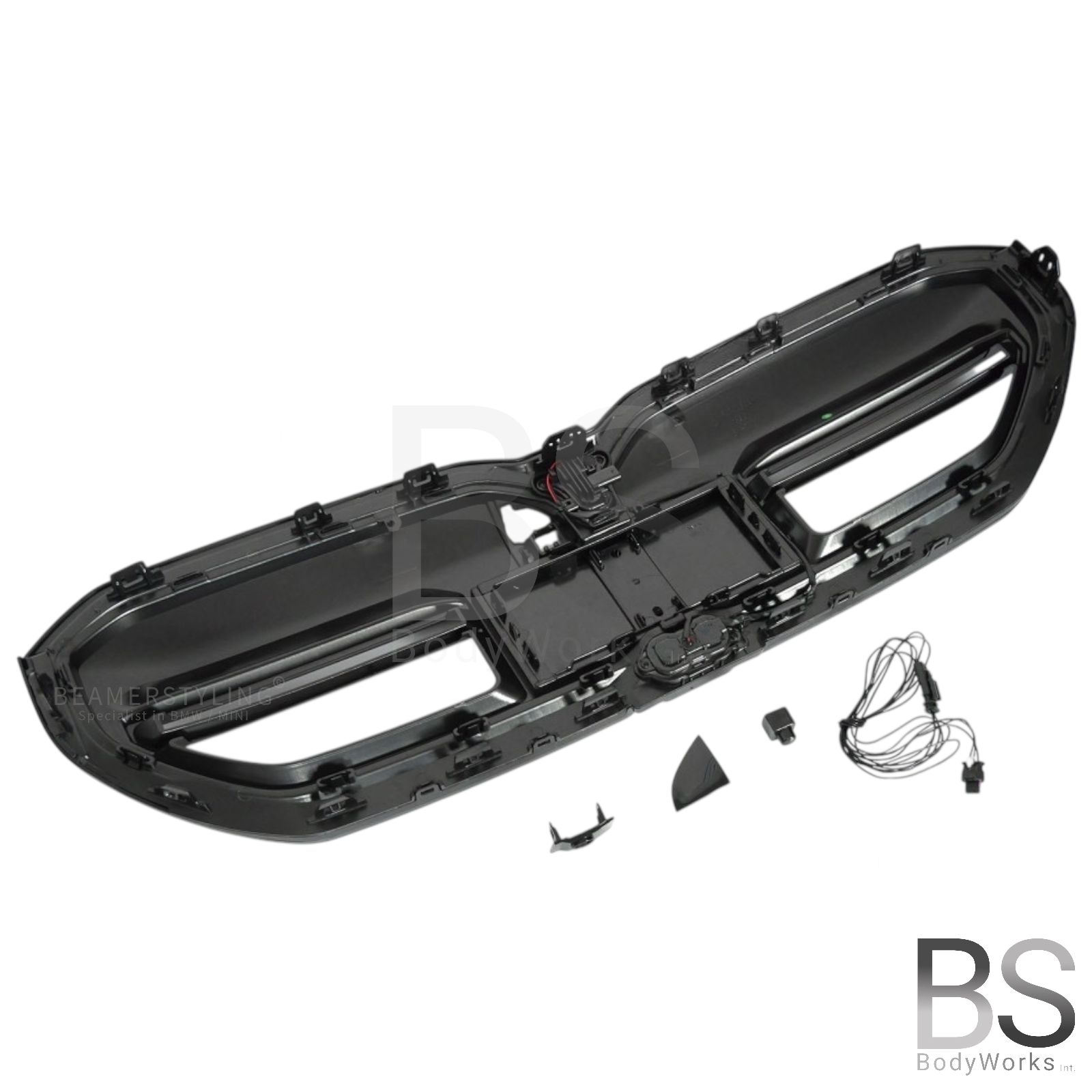 Nieren - BMW G60 / G61 - LED - M5 look - Hoogglans zwart - Compleet | 2023+