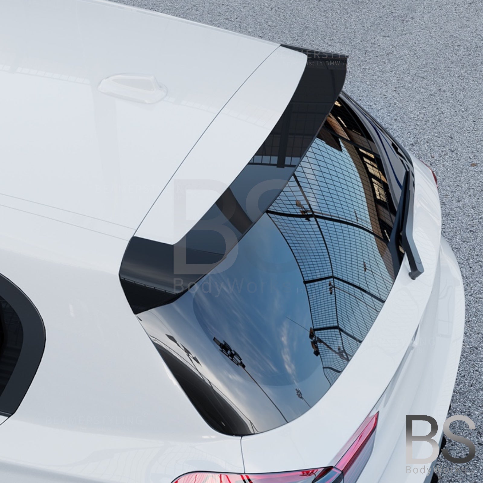 Dakspoiler - BMW 1 Serie F20 / F21 - Hoogglans Zwart | 2011-2019