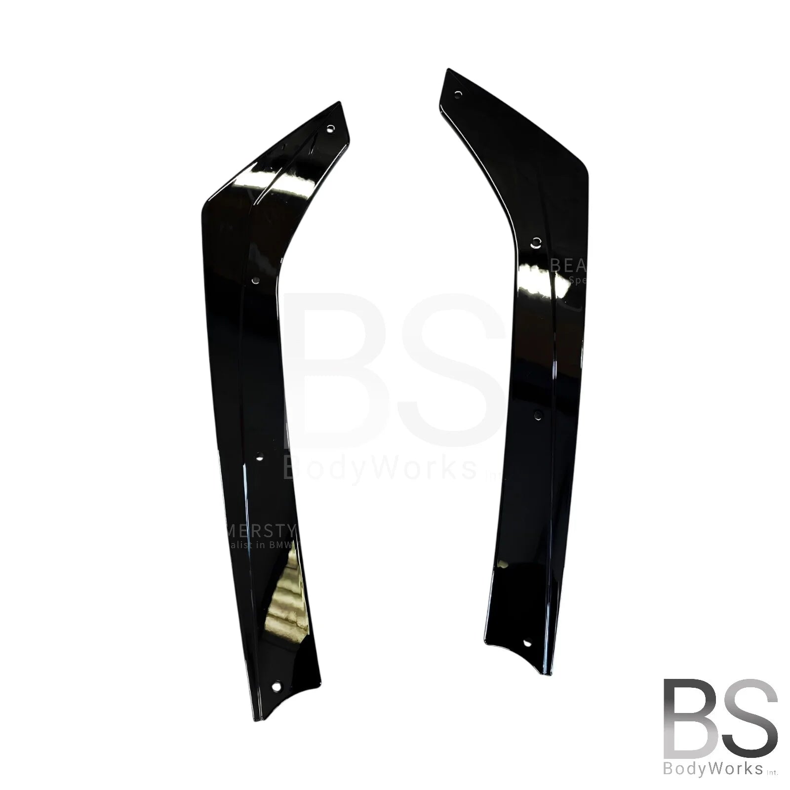 Achterbumper splitters - BMW 3 Serie G20 / G21 - Hoogglans zwart | 19-22
